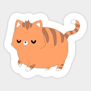 The Fat Cat Sticker